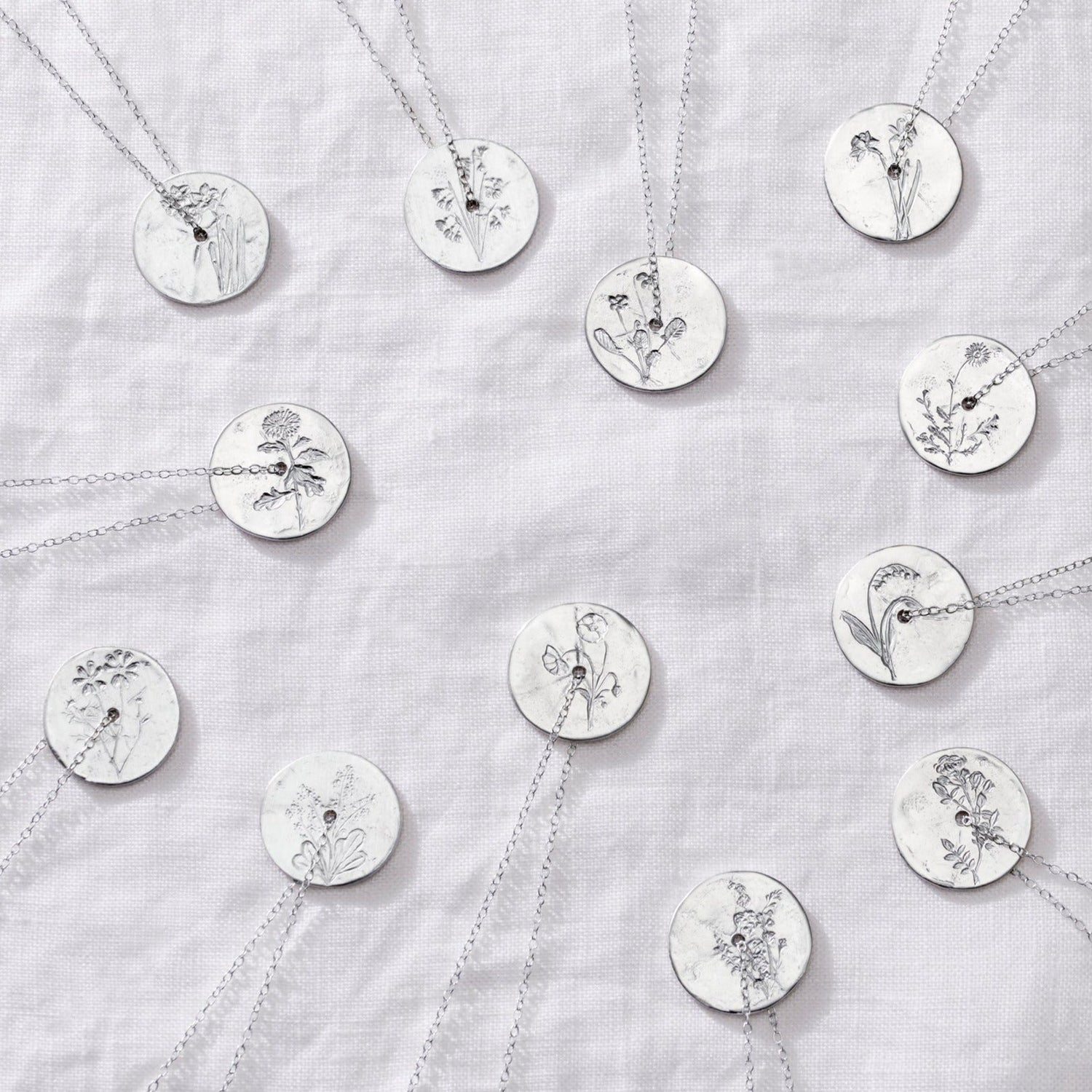 Birth Flower Necklace Collection