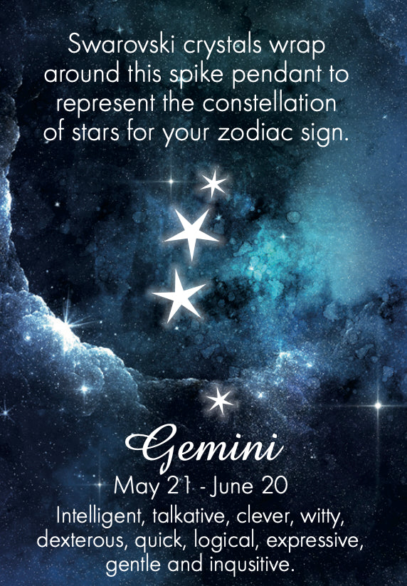 Gemini character traits and the star constellation for Gemini.