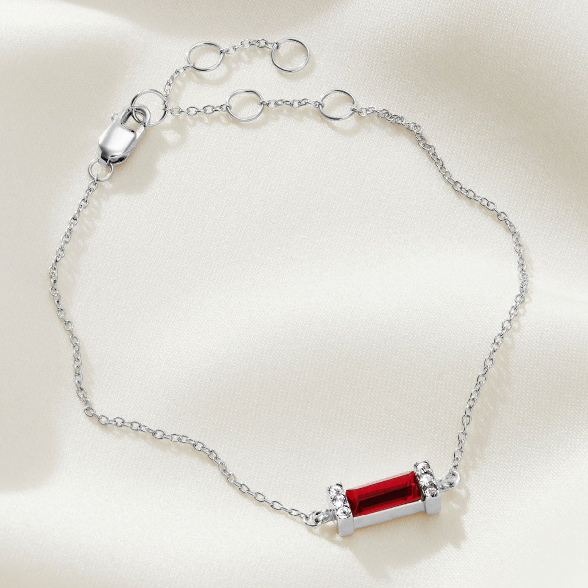 Birthstone Baguette Bracelets