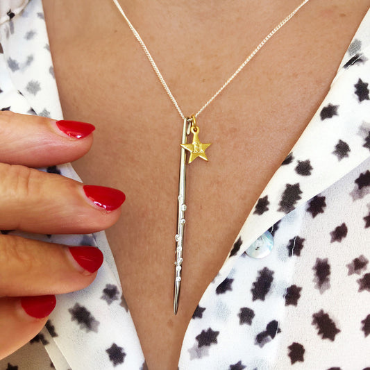 Personalised Gold Star Constellation Necklace