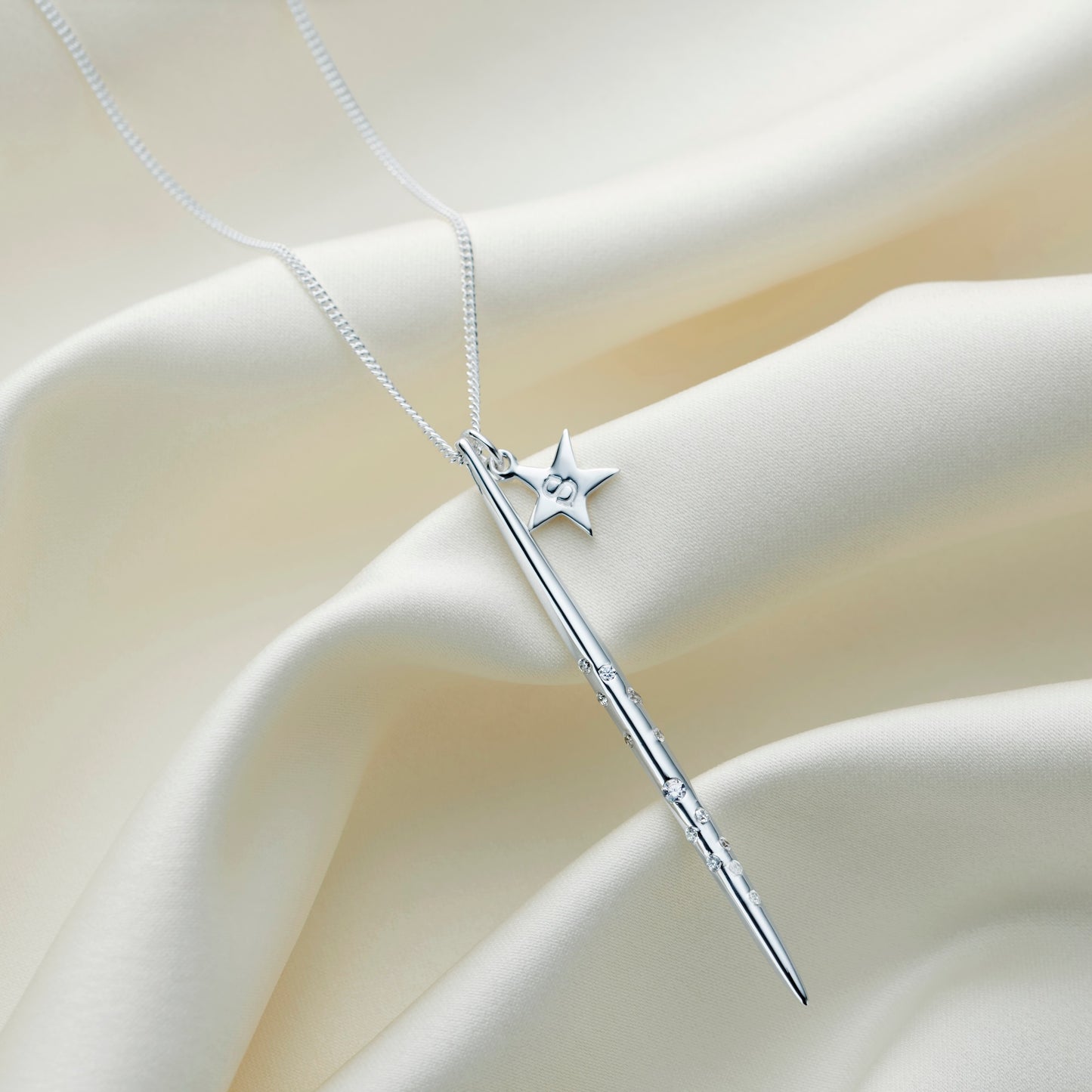 Personalised Silver Star Constellation Necklace